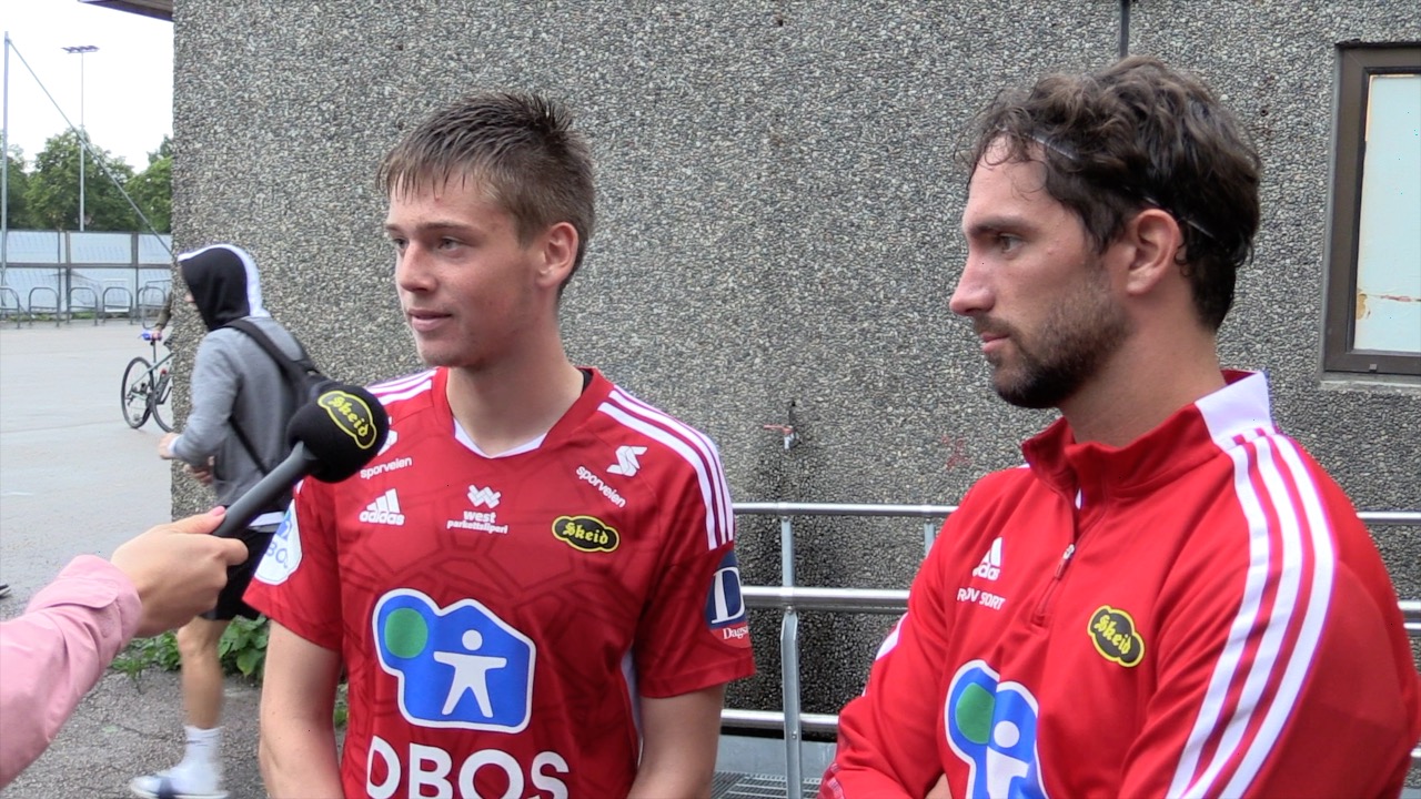 Jakob og Erik etter Skeid - Raufoss